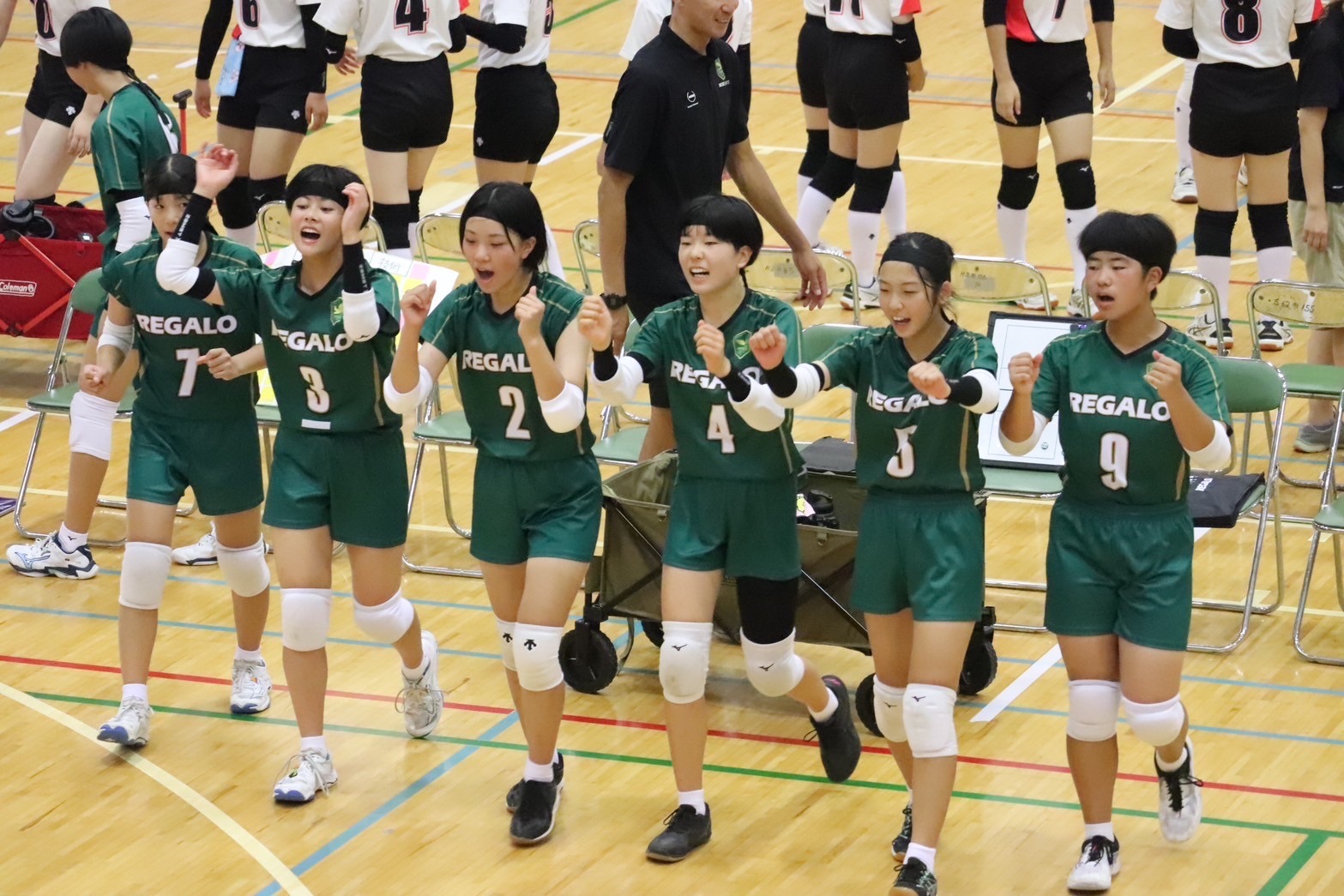 松戸市のシード決定戦に臨む松戸レガロU-15女子のメンバー